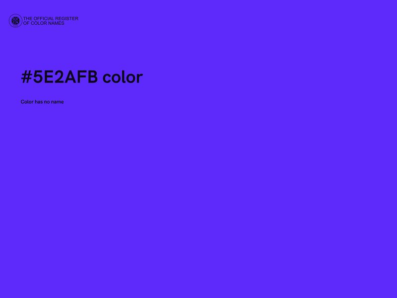 #5E2AFB color image