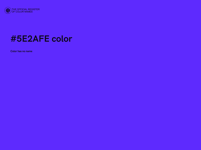 #5E2AFE color image