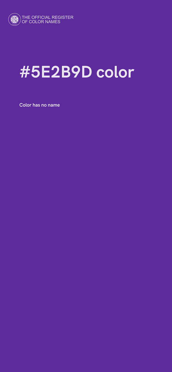 #5E2B9D color image