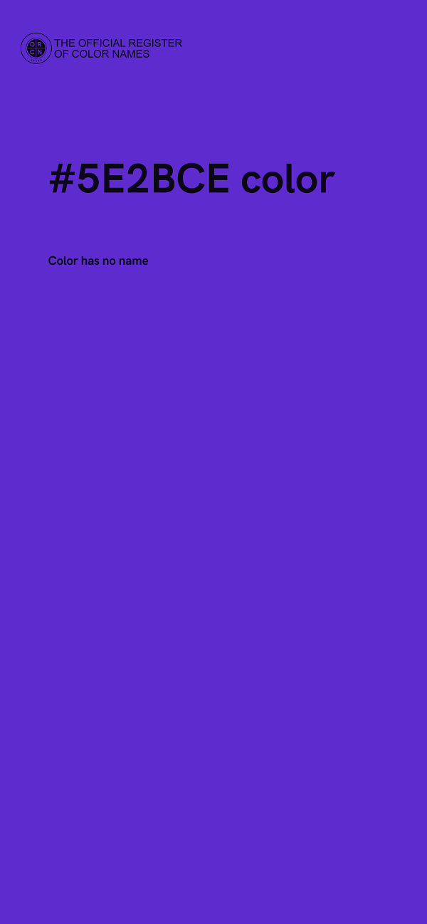 #5E2BCE color image