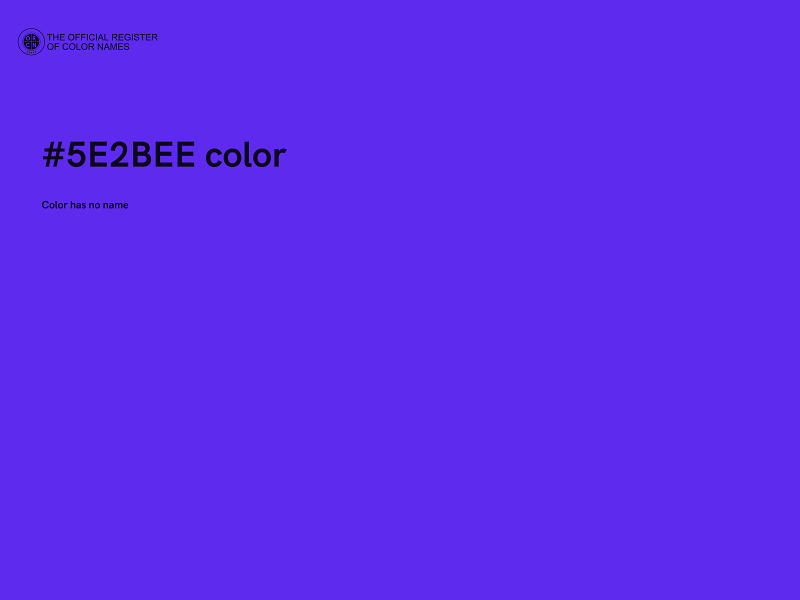 #5E2BEE color image