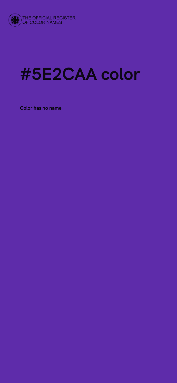 #5E2CAA color image