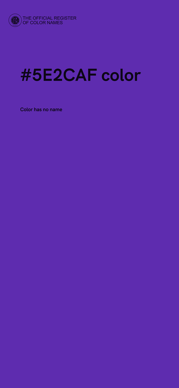 #5E2CAF color image