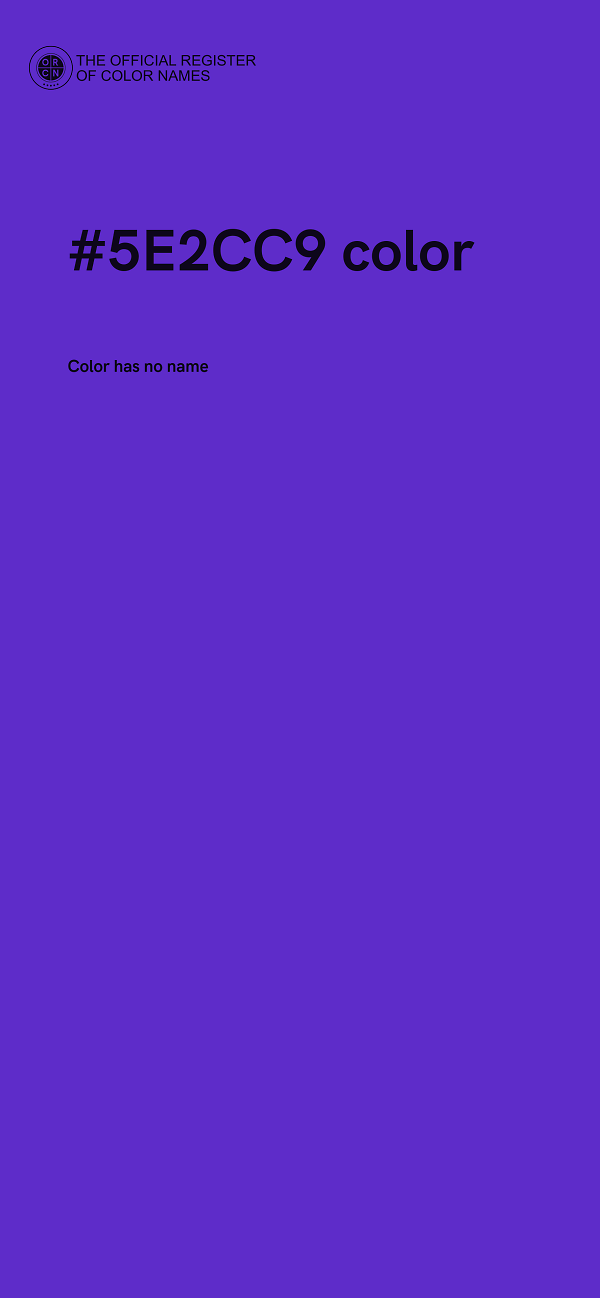 #5E2CC9 color image