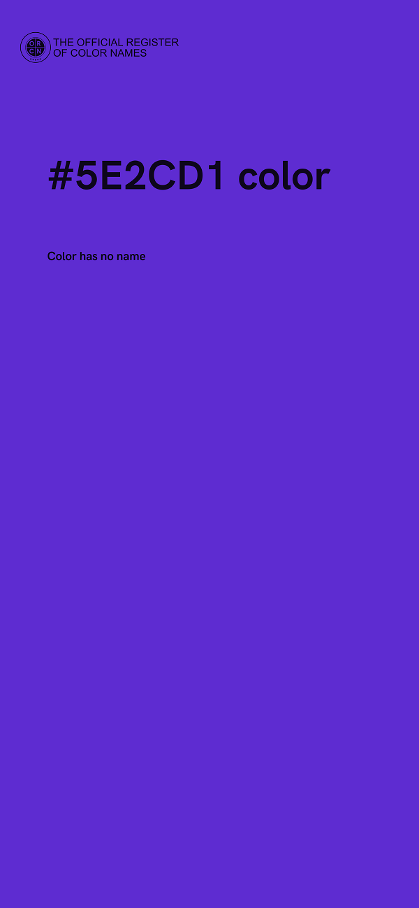 #5E2CD1 color image
