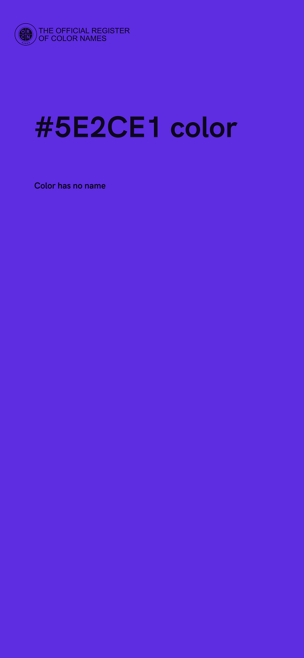 #5E2CE1 color image