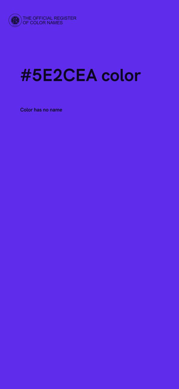 #5E2CEA color image