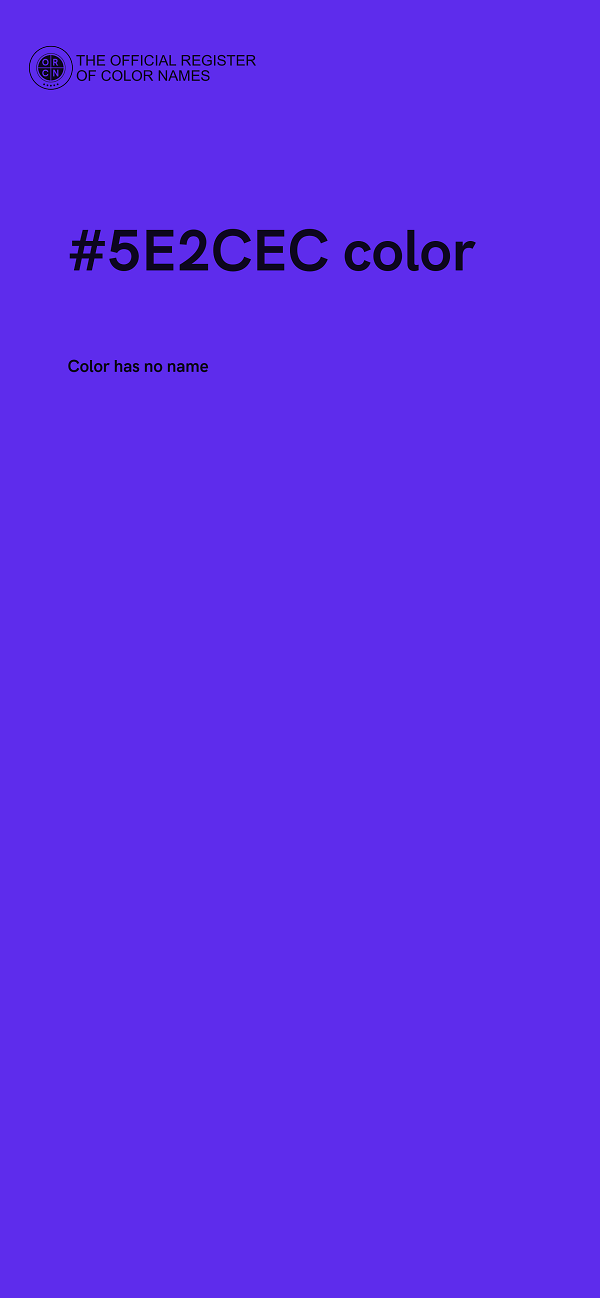 #5E2CEC color image
