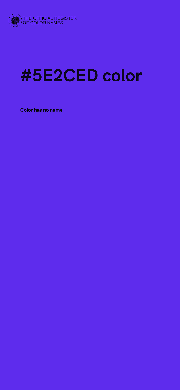 #5E2CED color image