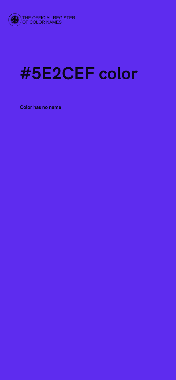 #5E2CEF color image