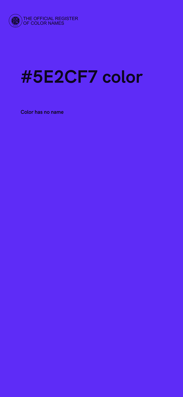 #5E2CF7 color image