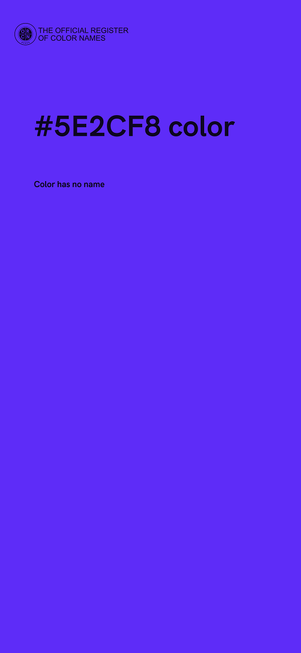 #5E2CF8 color image