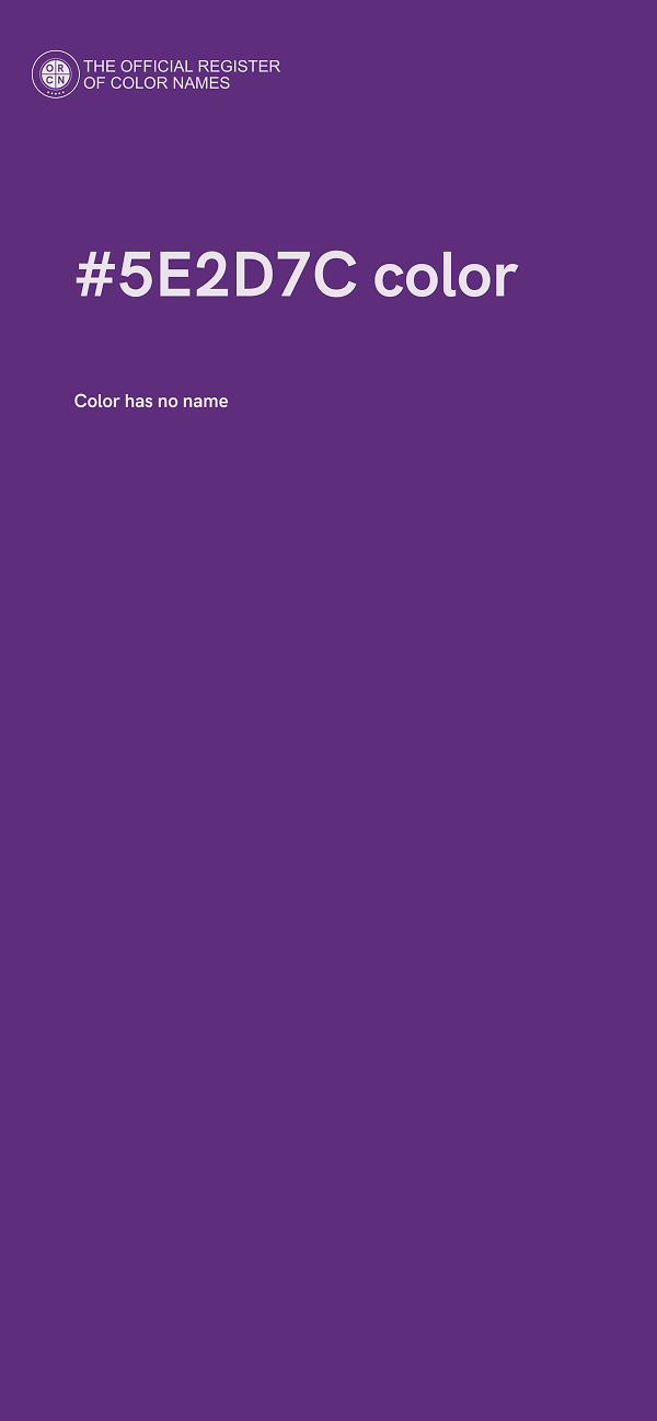 #5E2D7C color image