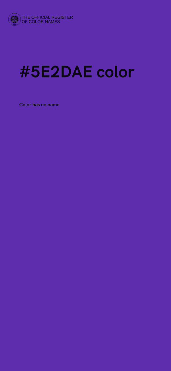 #5E2DAE color image