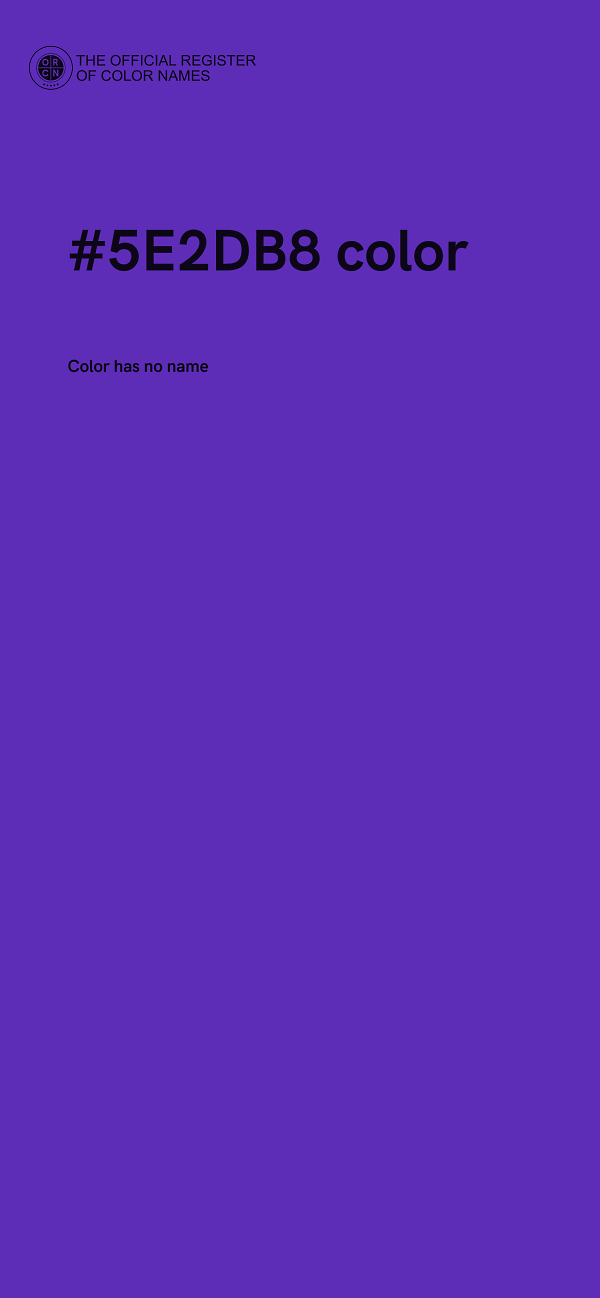 #5E2DB8 color image