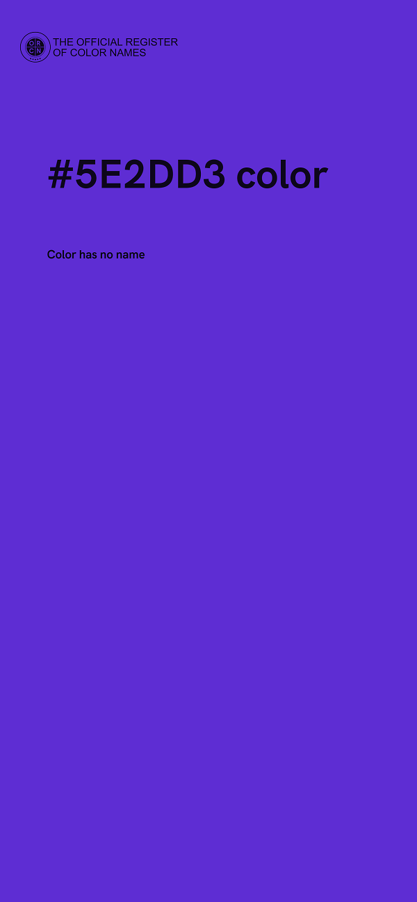 #5E2DD3 color image