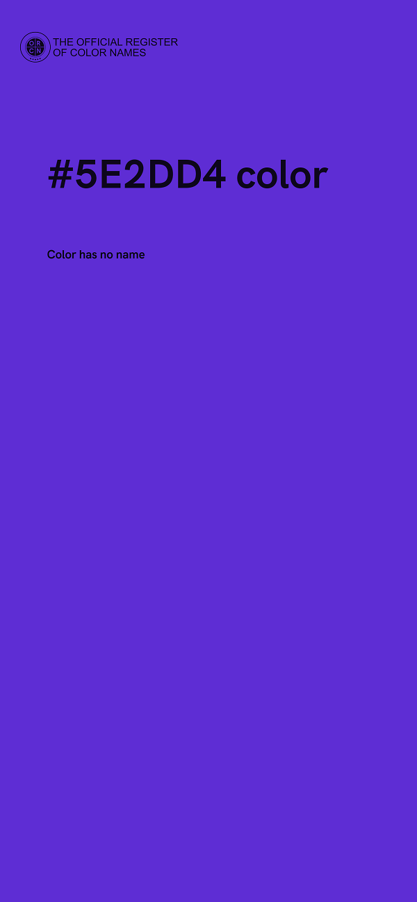#5E2DD4 color image