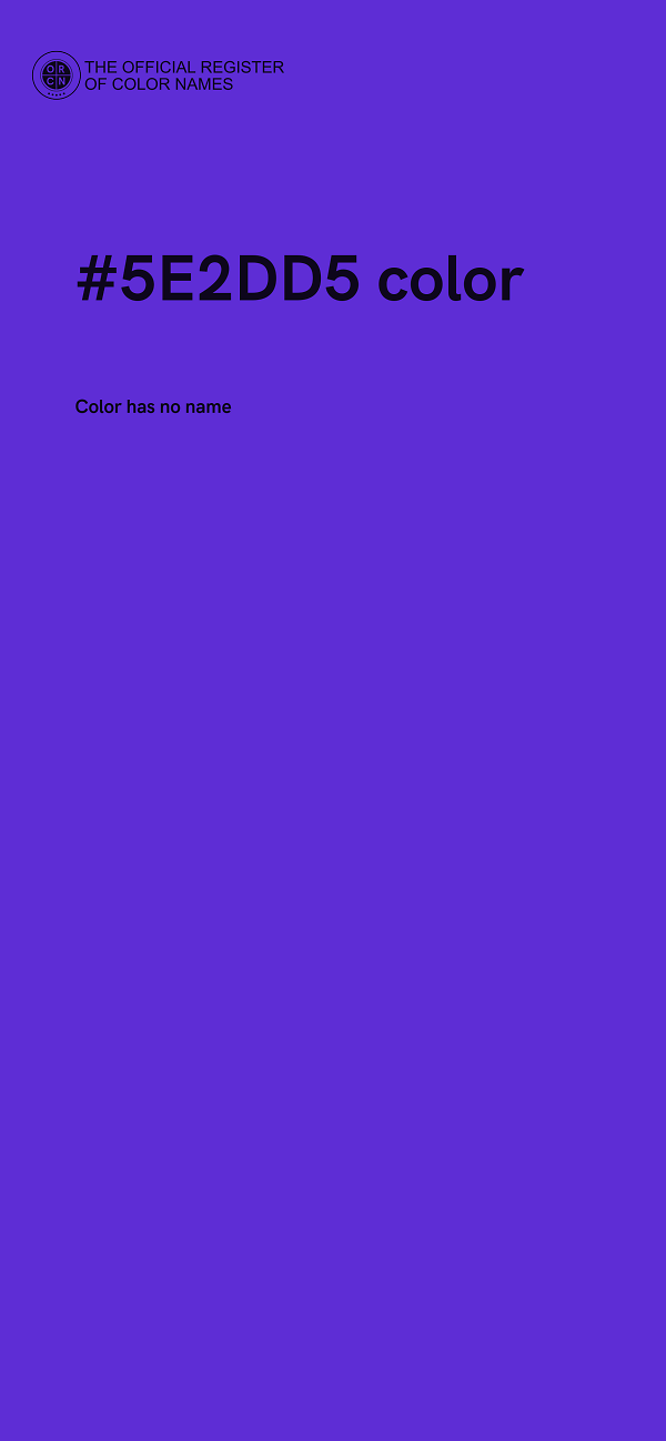 #5E2DD5 color image
