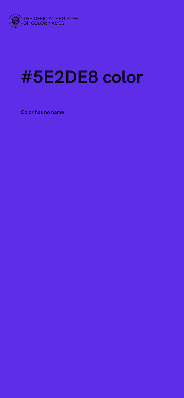 #5E2DE8 color image