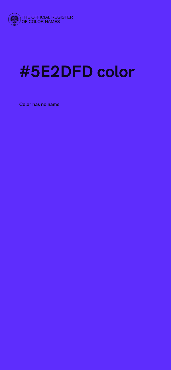 #5E2DFD color image