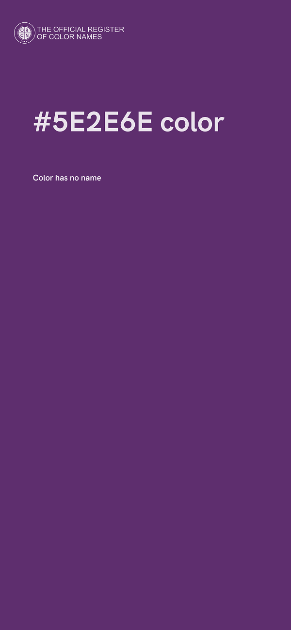 #5E2E6E color image
