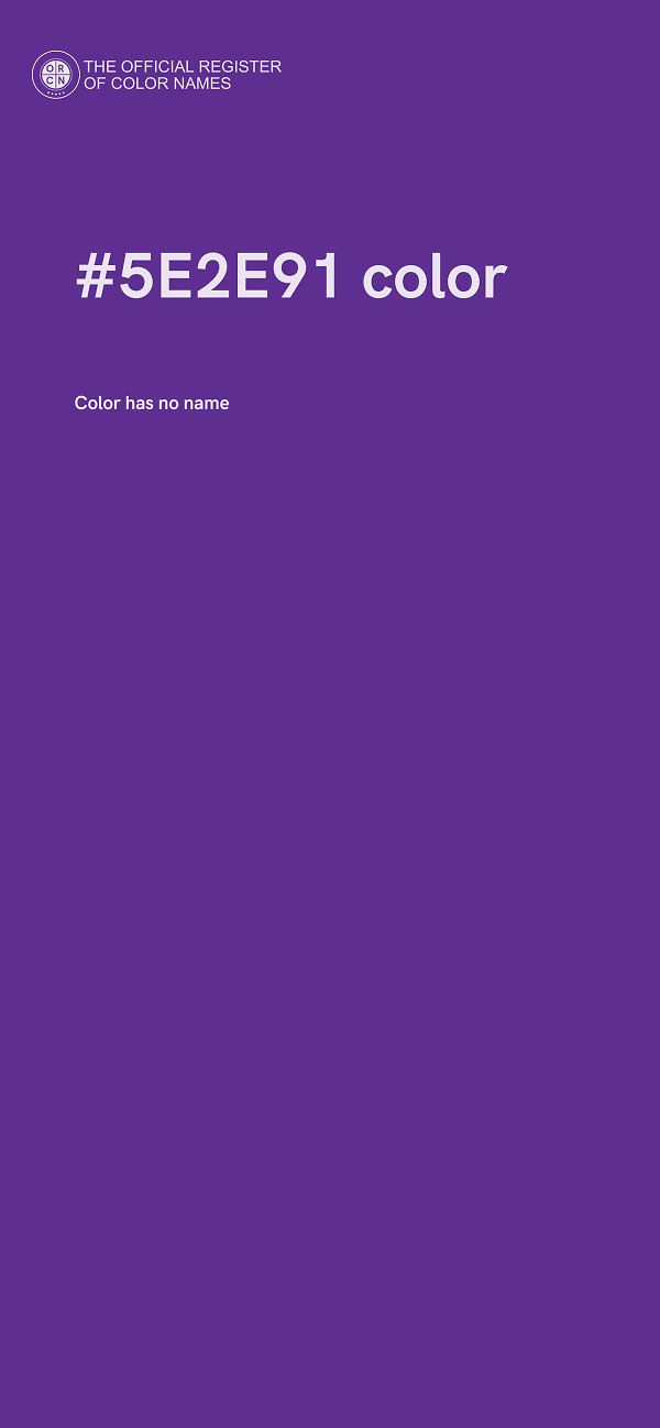 #5E2E91 color image