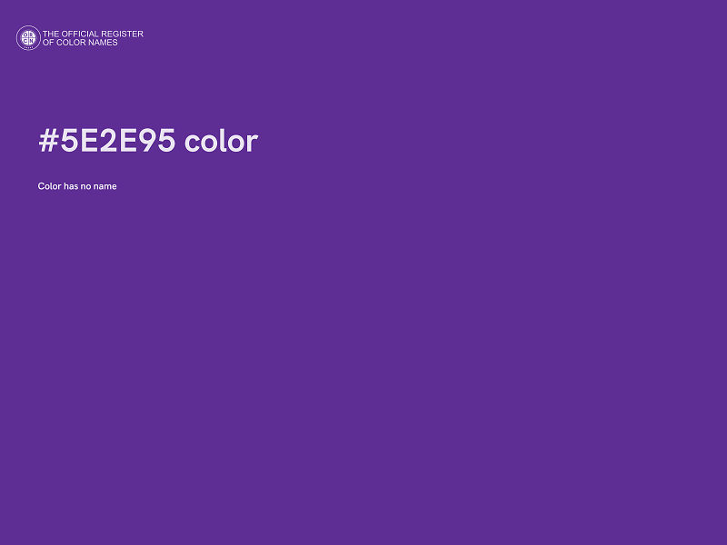 #5E2E95 color image