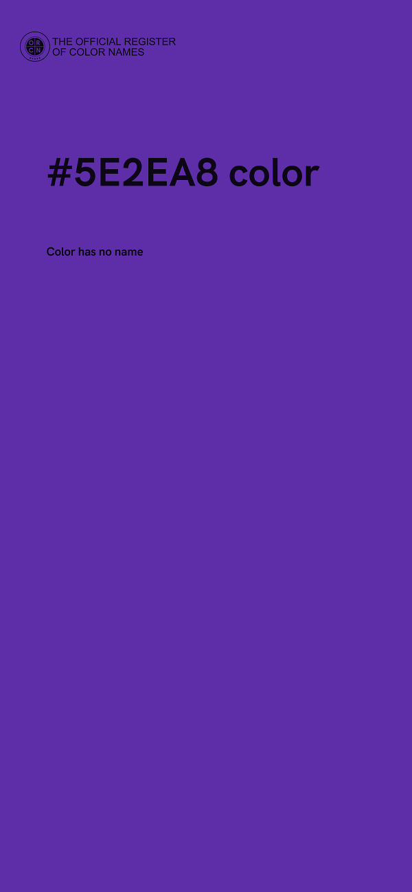 #5E2EA8 color image