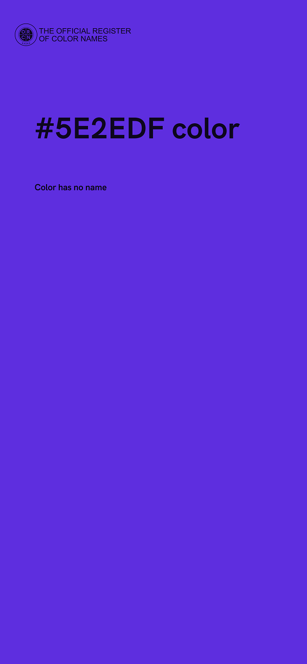 #5E2EDF color image