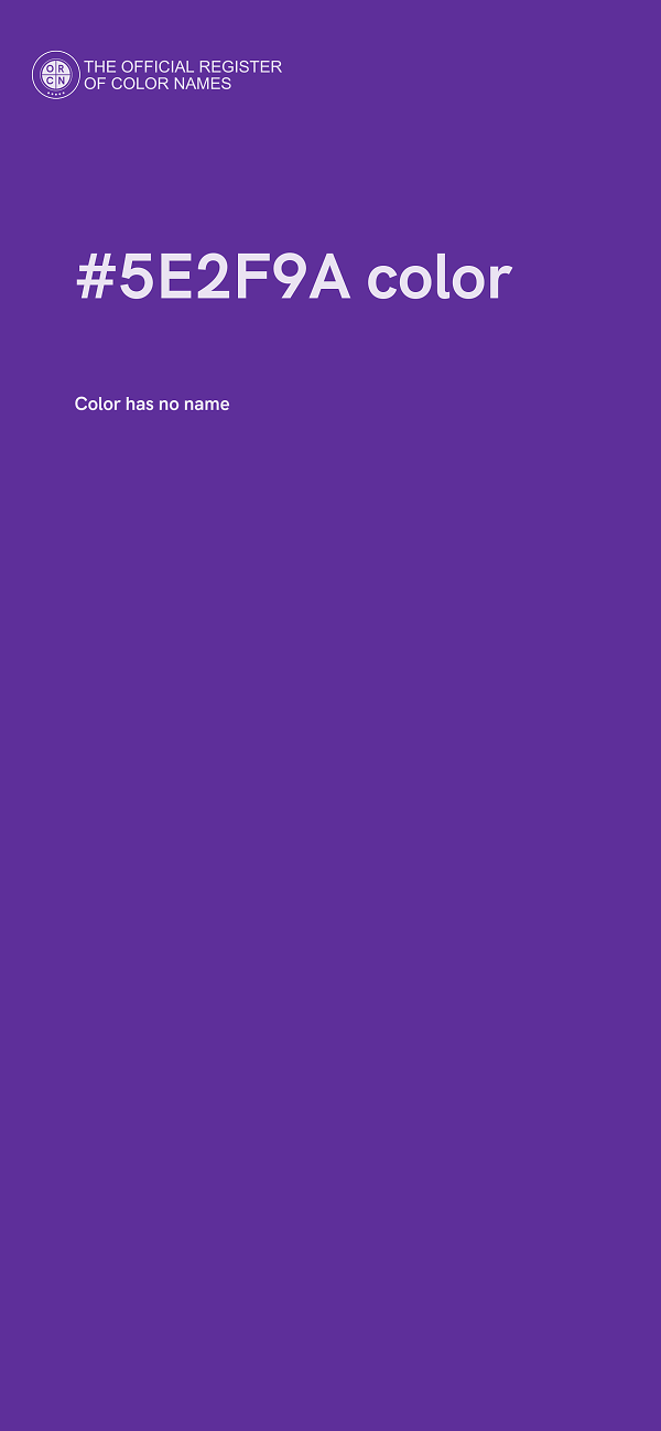 #5E2F9A color image