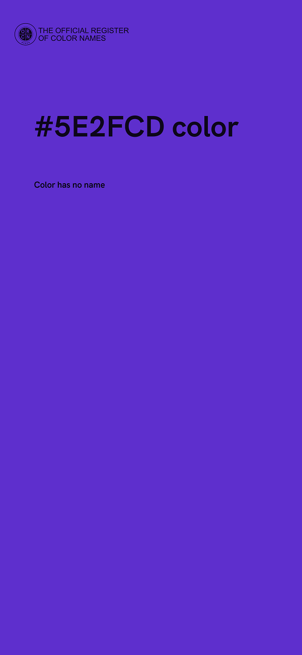 #5E2FCD color image