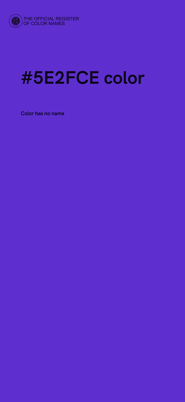 #5E2FCE color image