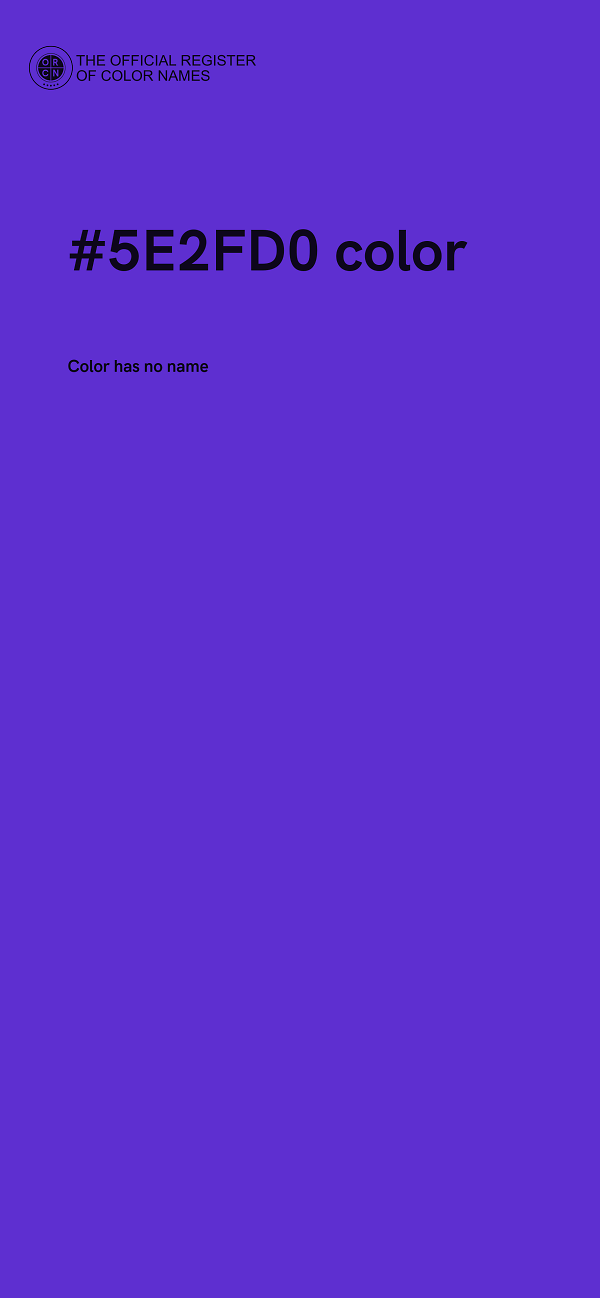 #5E2FD0 color image
