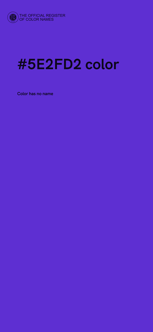 #5E2FD2 color image
