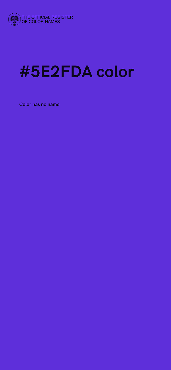 #5E2FDA color image