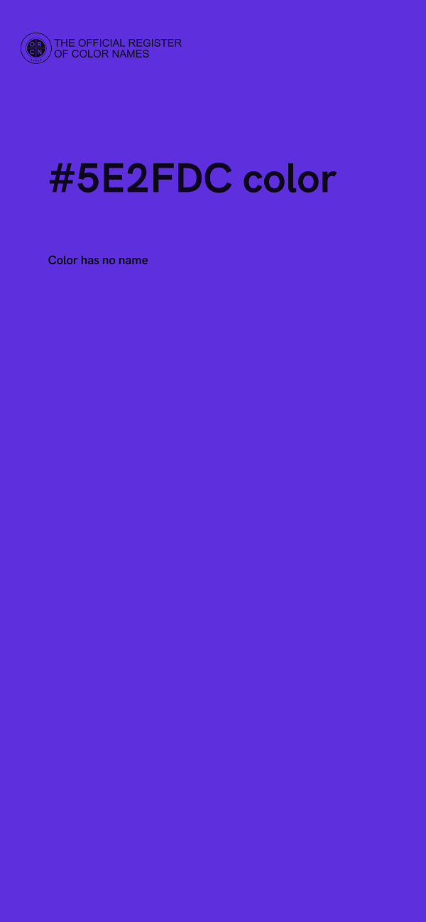 #5E2FDC color image
