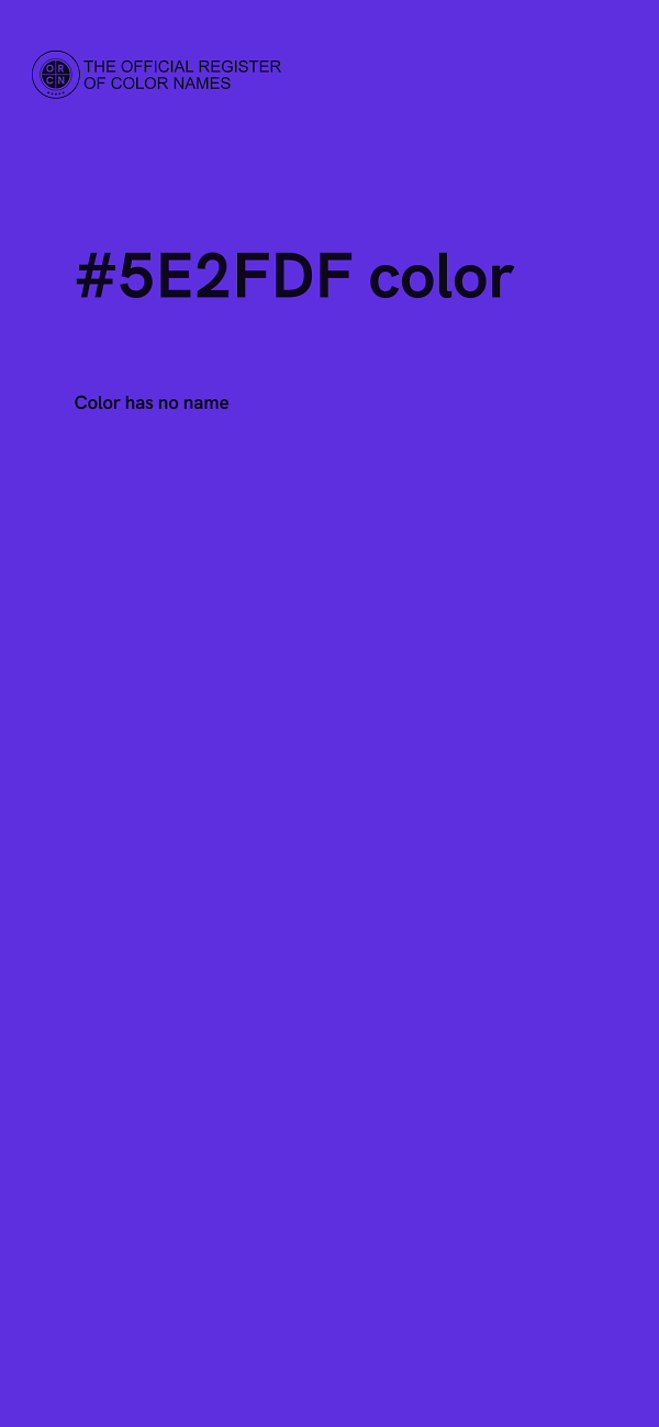 #5E2FDF color image