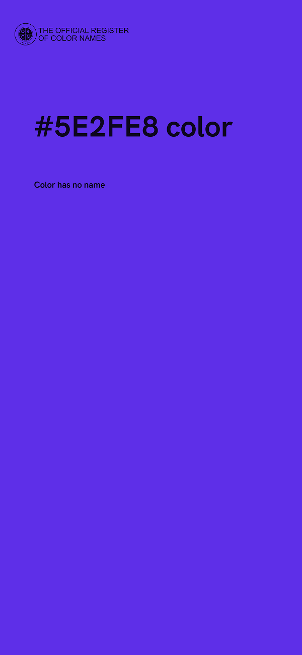 #5E2FE8 color image