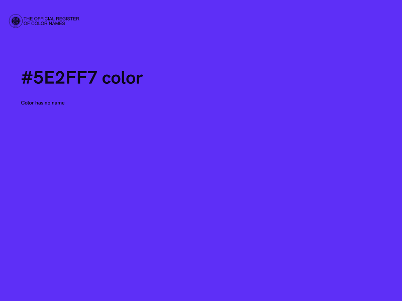 #5E2FF7 color image
