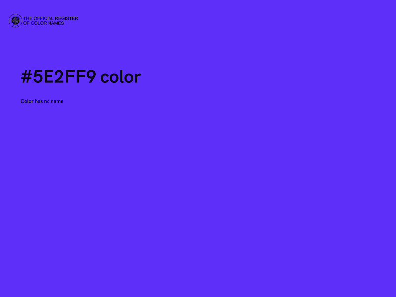 #5E2FF9 color image