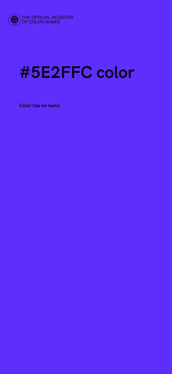 #5E2FFC color image