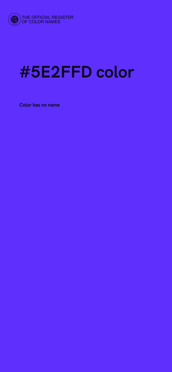 #5E2FFD color image