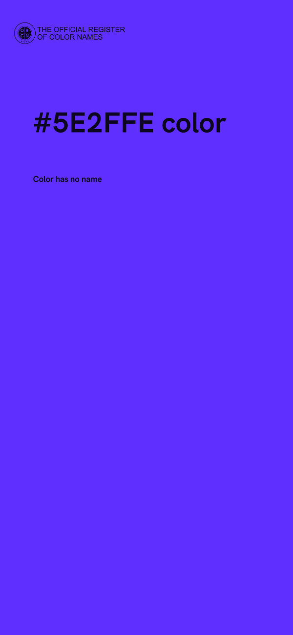 #5E2FFE color image