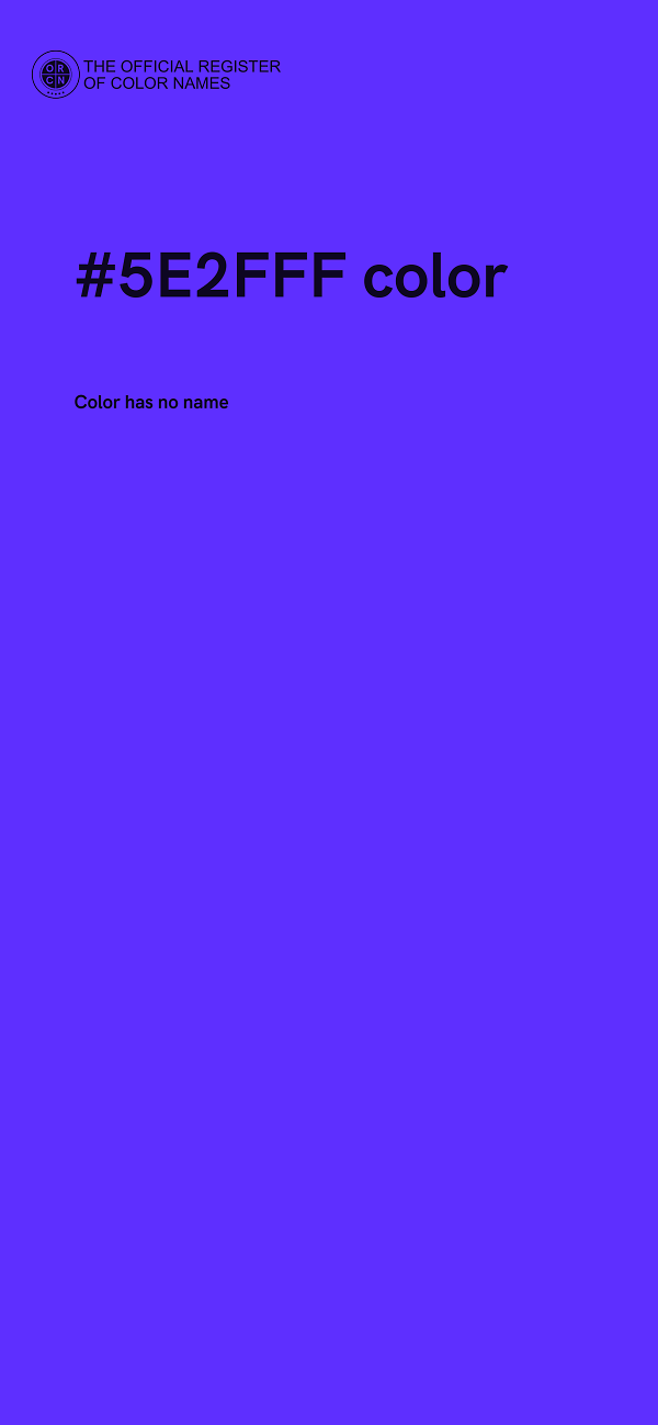 #5E2FFF color image