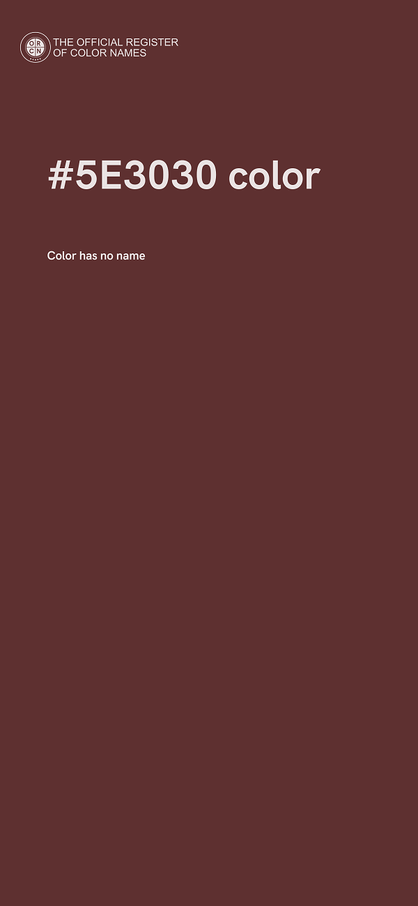 #5E3030 color image