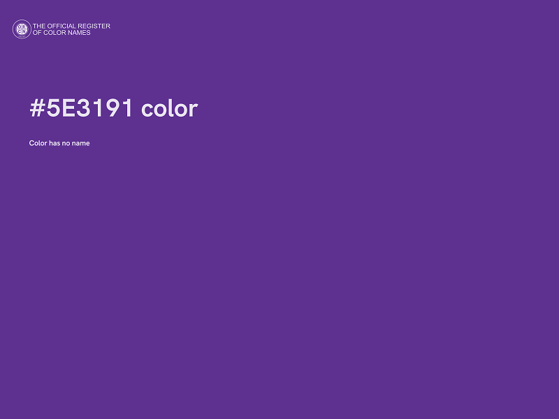 #5E3191 color image