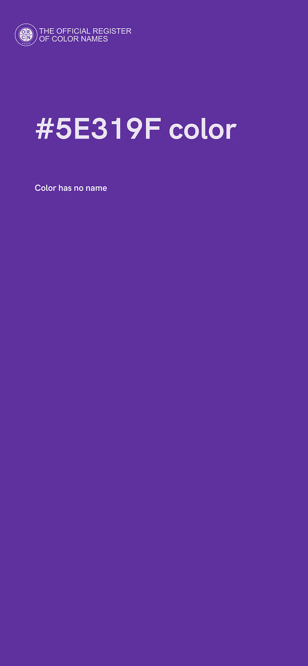 #5E319F color image