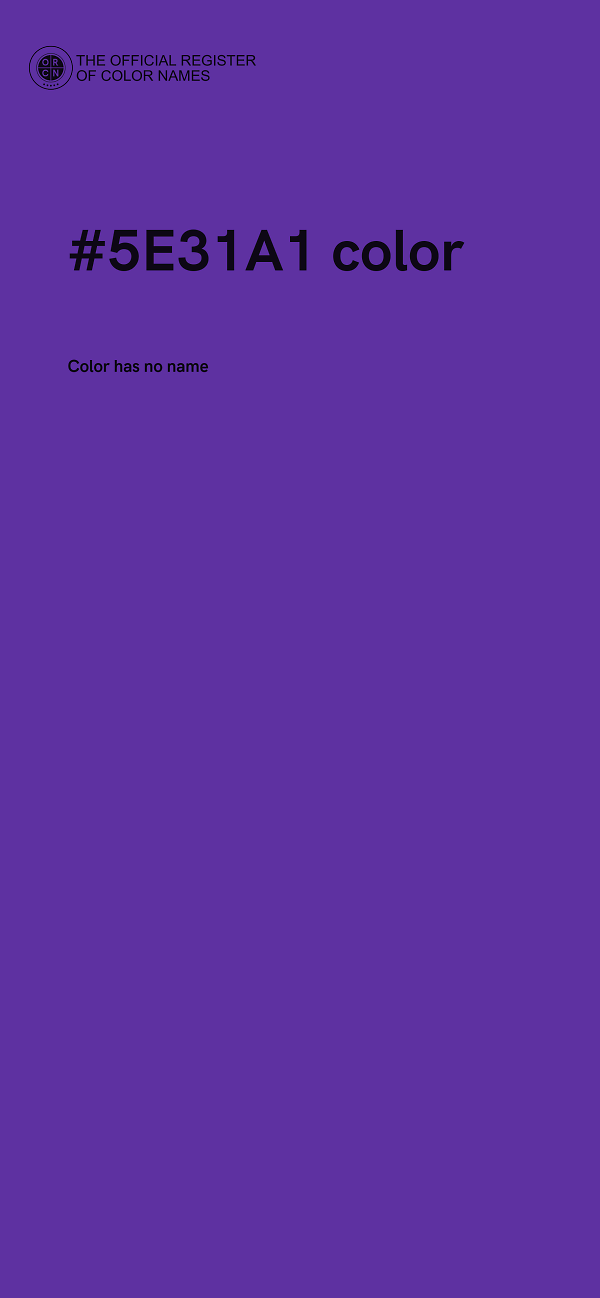 #5E31A1 color image