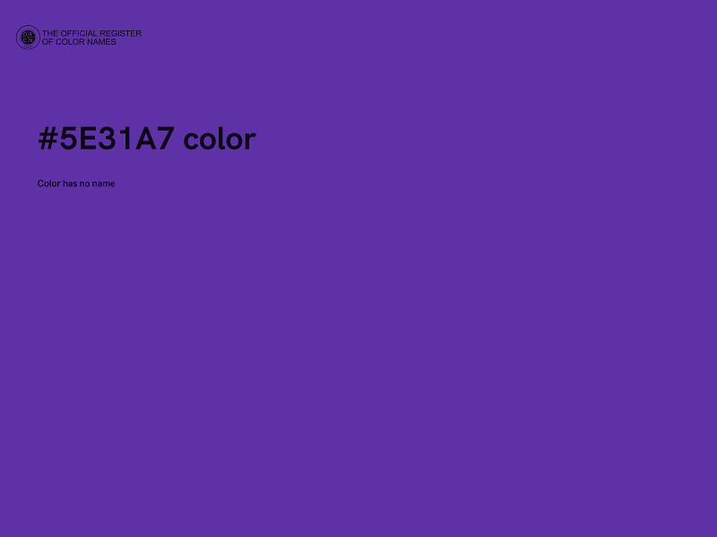 #5E31A7 color image