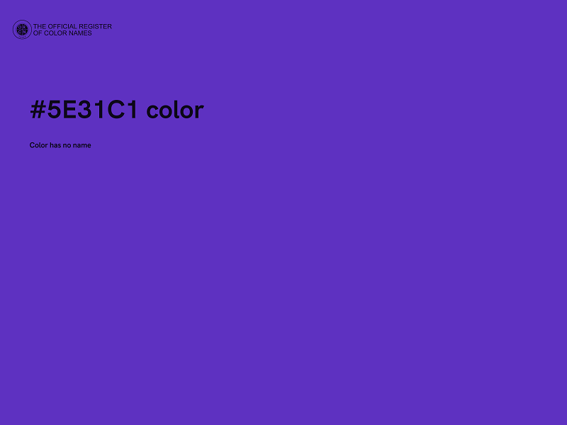 #5E31C1 color image